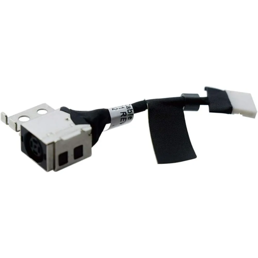 DC in Power Jack Charging Port Cable Connector Socket for Dell Latitude 11 3150 3160 P21T001 / 002 Series 08TJD5 450.02106.1001