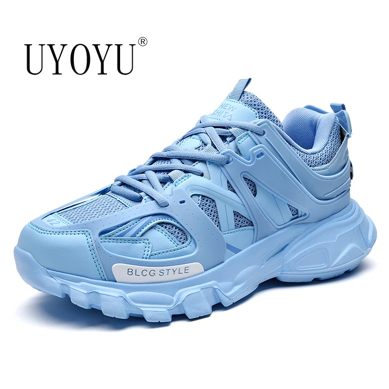 Luxury Designer Couple Mens Casual Brand Fashion Shoes for Men Women Chunky Sneakers Dad Shoes Running Thick Sole Male Footwear