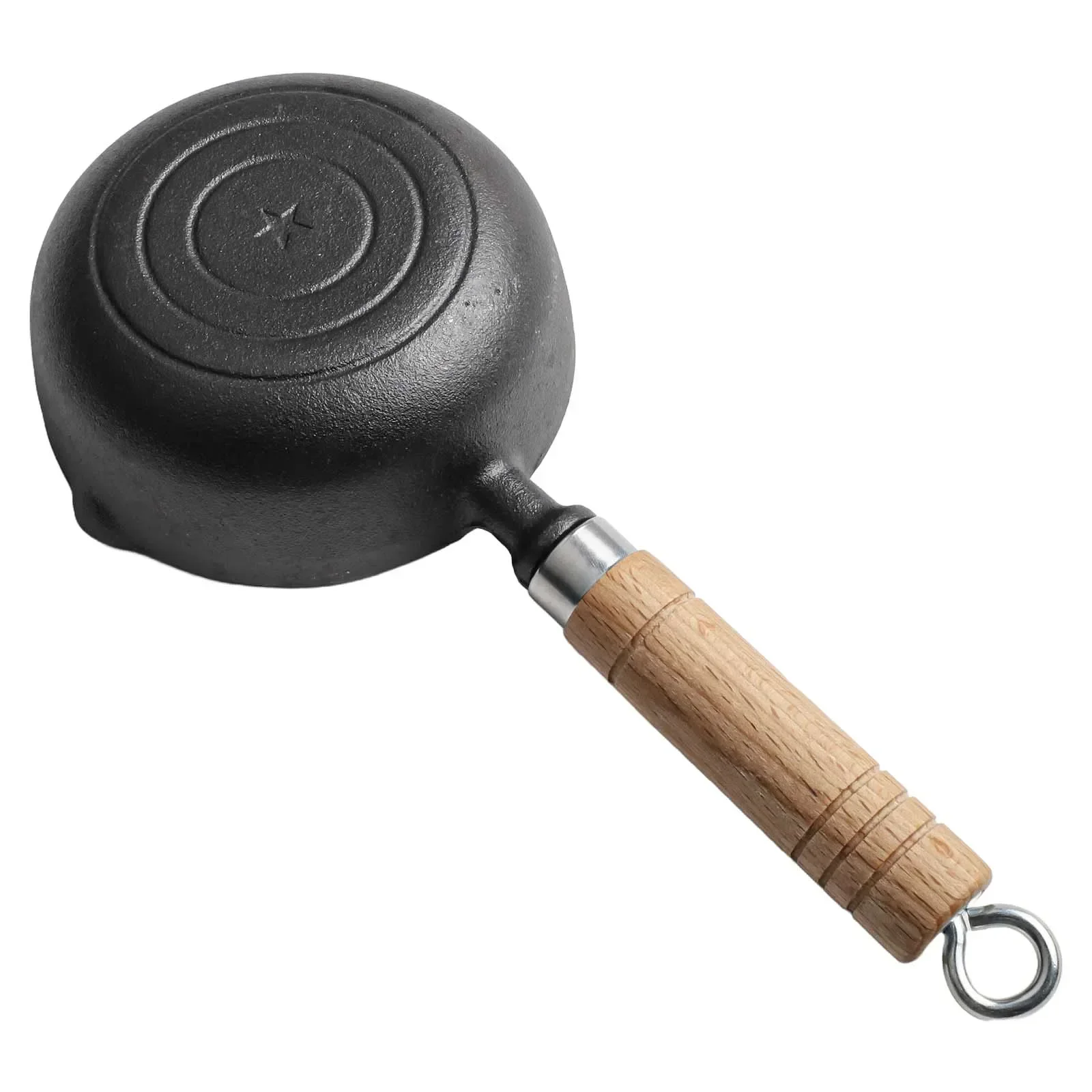 

Uncoated Mini Frying Pan Made of Cast Iron 13cm Perfect Addition to Any Kitchen Setup with For induction Capability