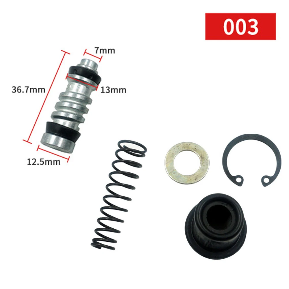 Motorcycle Master Cylinder Piston Repair Kit for Hydraulic Clutch and Brake Pump Pistons Compatible with 12 7mm and 16mm Sizes