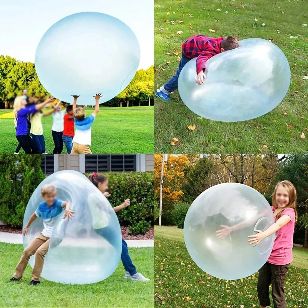 70cm Inflatable Bubble Ball Toy for Kids - Outdoor Water Filled Bouncy Ball Jumping Beach Pool Toys, Children's Birthday Gift