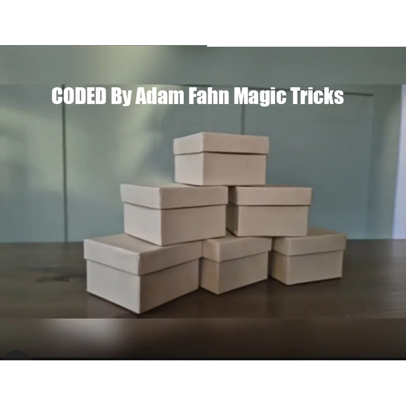 CODED Gimmick By Adam Fahn Magic Tricks Magia Props Secret Identification Close Up Mentalism Magician Utility Accessory