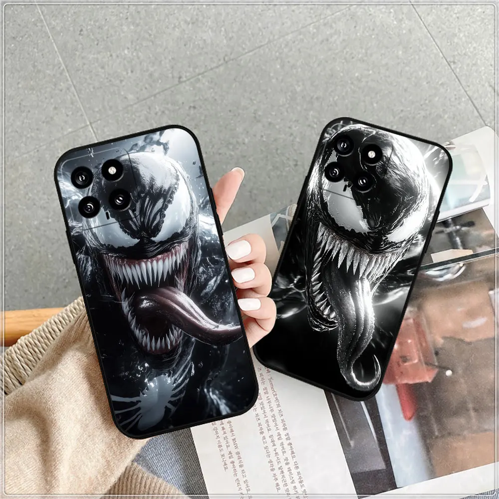 Marvel Venom 3 The Last Dance Case For Xiaomi 14C 13C 12 12C 10 10C 9 9C 9A 9T 8 8A A2Plus A1 K60Ultra K40Pro Black Soft Cover