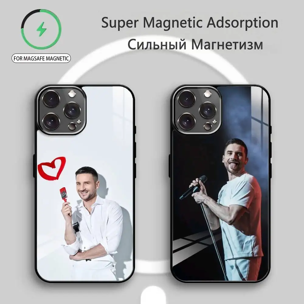 

Russian Musician S-Sergey Lazarev Phone Case For iPhone17,16,15,14,13,12,11 Plus,Pro Max Magnetic For Magsafe Wireless Charging