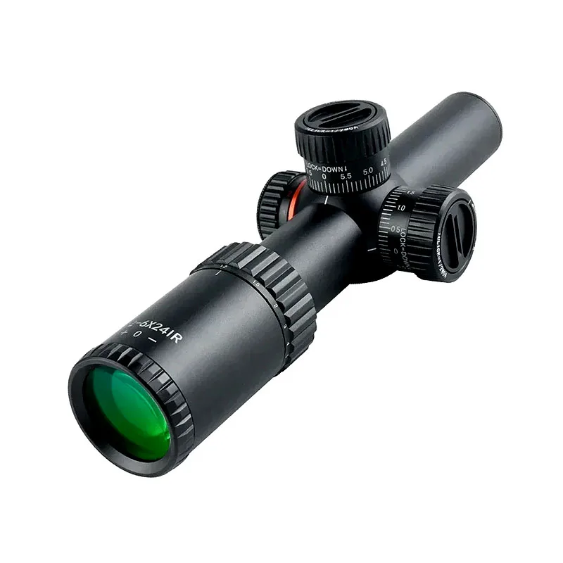 Optics Telescope 1.2-6x24 FFP/SFP Red/Green Illuminated 1/2 MOA Hunting CQB Riflescope 223 AR15