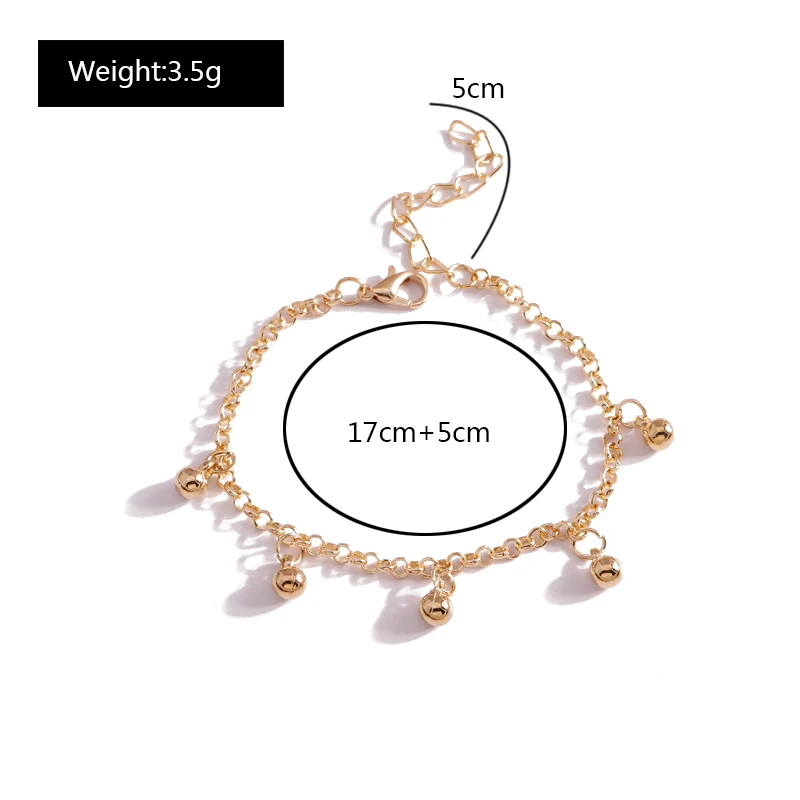 Aihua Silberfarbenes Kettenarmband mit Polaris-Stern für Damen, Trendiges Kreuz-Charm-Armband, Geburtstagsgeschenk für Frauen – Detail 8
