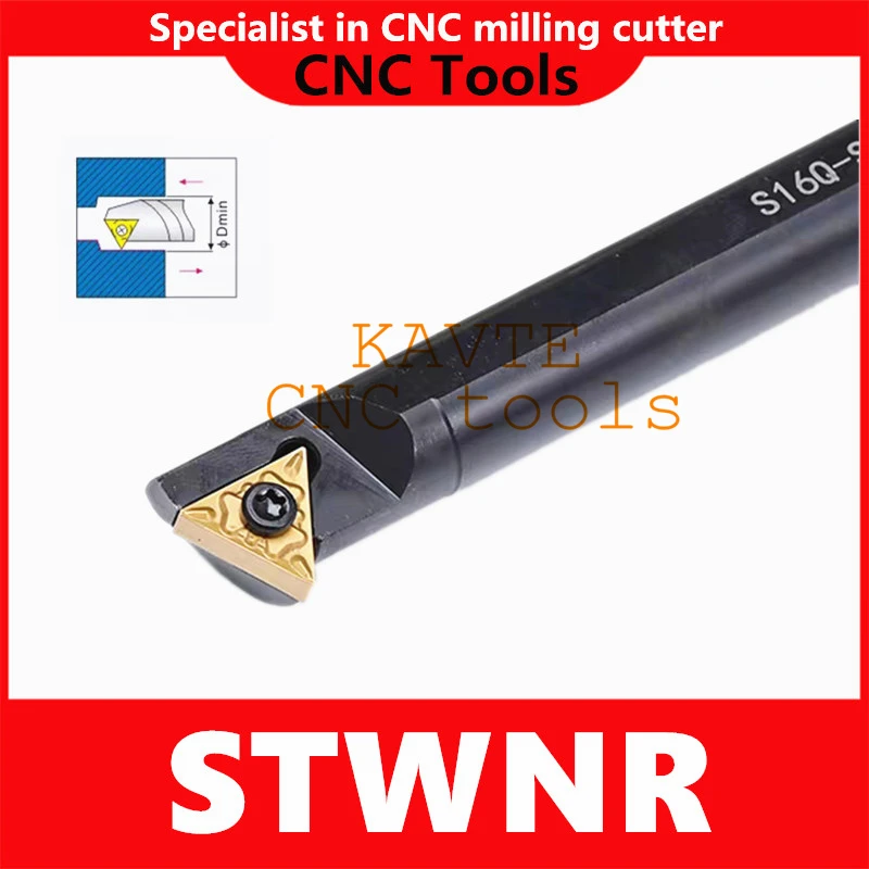 

S16Q-STWNR16 S18Q-STWNR16 S20R-STWNR16 Держатель внутреннего токарного инструмента 16 Расточная оправка 20 мм Винтовой тип с ЧПУ Режущие инструменты Токарный станок Резак
