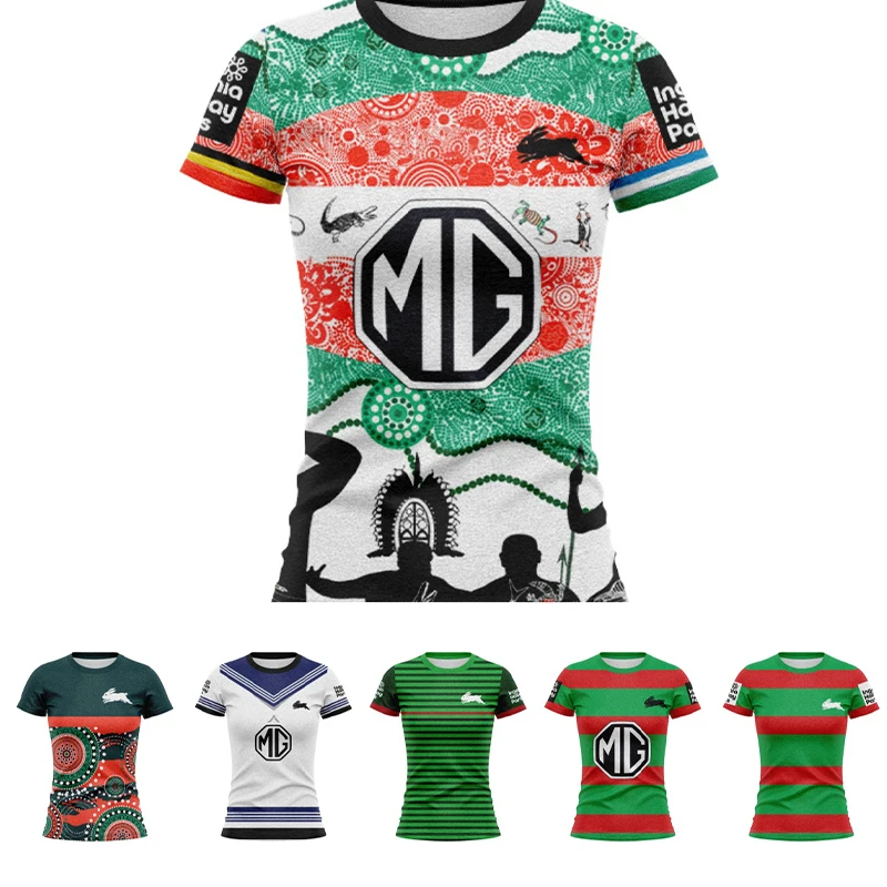 

South Sydney Rabbitos 2024 Women's Home and Away Kits Multiple High Quality Legion/Indigenous/Rugby Kits