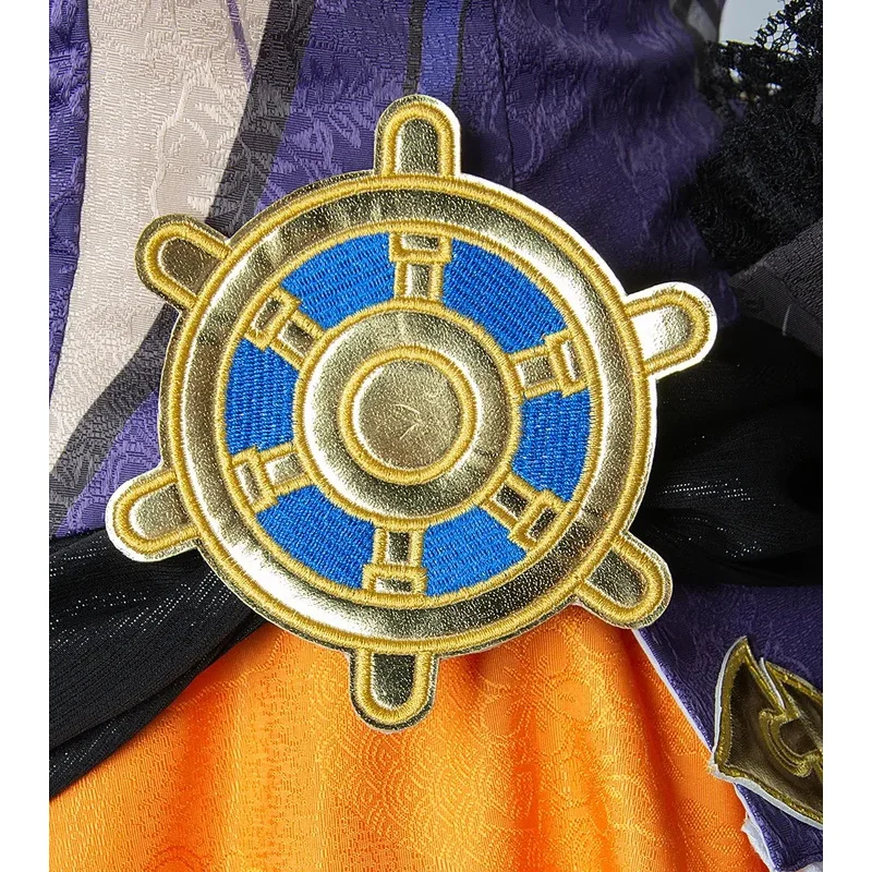 

a7d@【Wetrose】In Stock Navia Cosplay Costume Fontaine Genshin Impact New Navia Naviya Full Set Wig Halloweena7d@