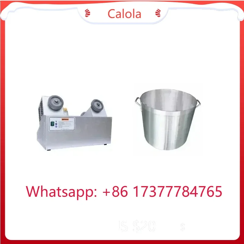 

220V 450W Popcorn Flavoring Coater, Universal Seasoning Powder Mixer Tumbler Wrapping Tool