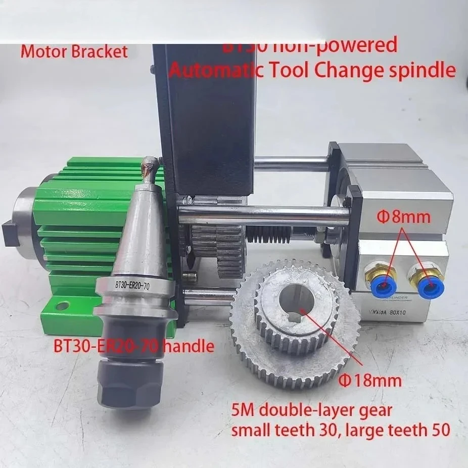 

Brand new BT30 automatic tool change without power spindle assembly
