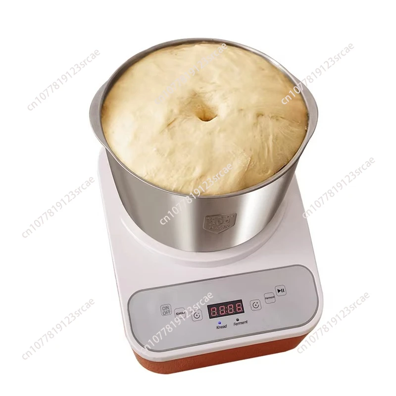 

Household kitchen 5l electric automatic flour machine with stainless steel take out bowl bread flour machine