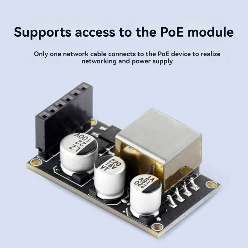 لوحة تطوير إيثرنت ESP32-S3 مع وحدة الكاميرا ووحدة POE POE ثنائي النواة لوحة تحميل Type-C