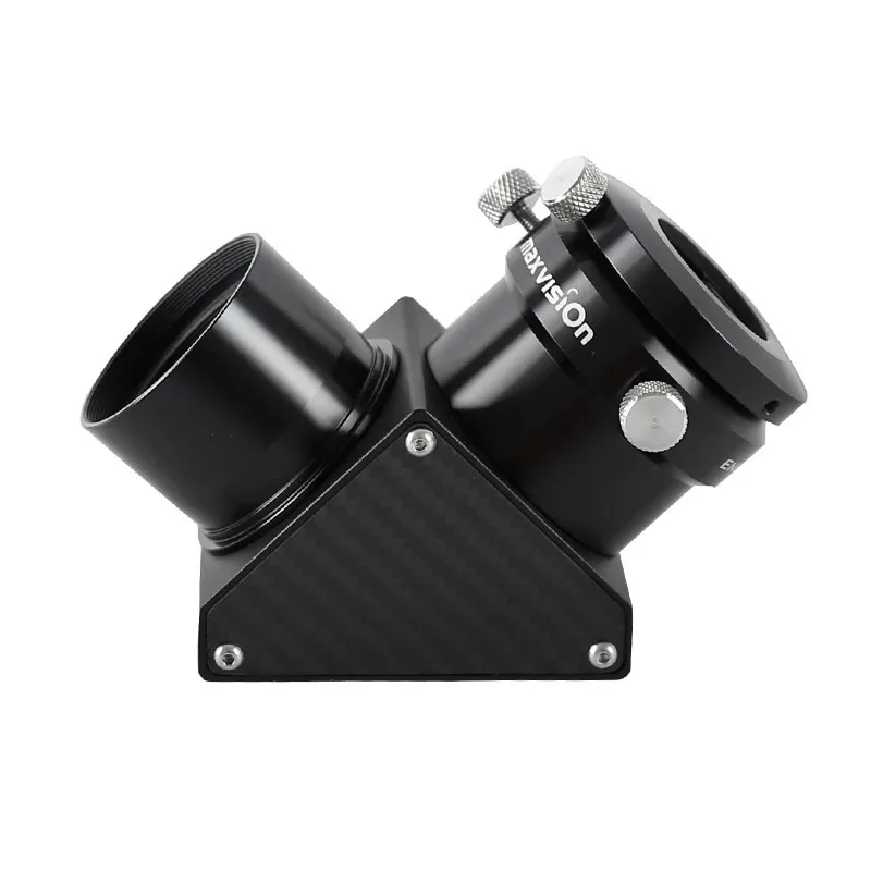 Maxvision 90-Degree High-Reflection Zenith Mirror for Astronomical Telescope 2-Inch 1.25-Inch Accessories with Built-In Thread