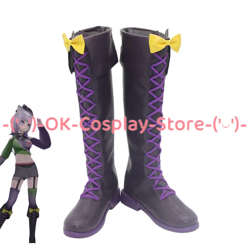 

Nekomata Okayu Cosplay Shoes Halloween Carnival Boots PU Shoes Vtuber Cosplay Prop Custom Made