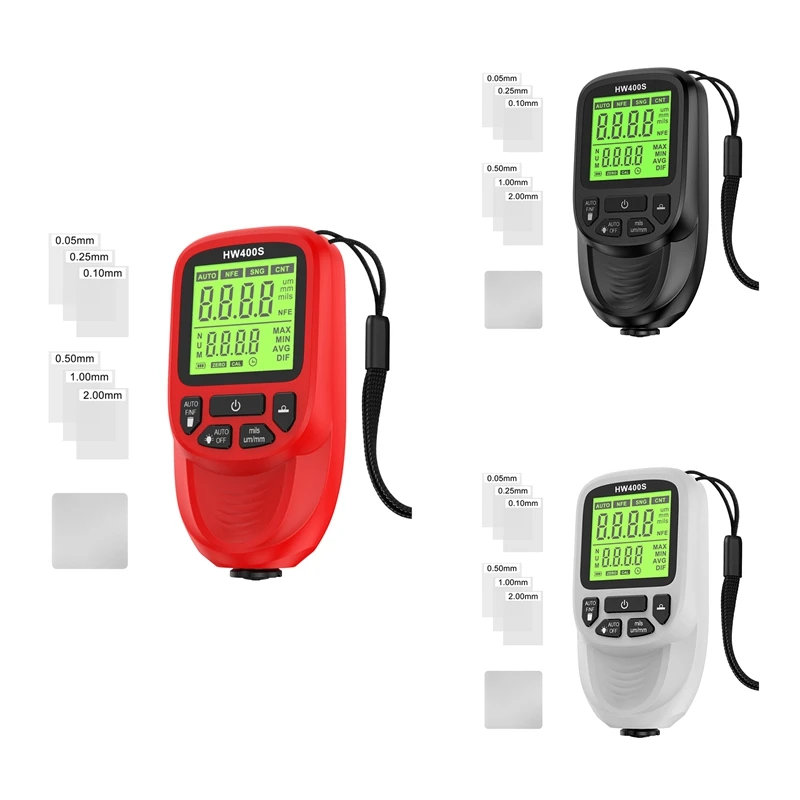 

Digital Car Paint Thickness Gauge HW400S Coating Thickness Meter Automotive Coating Measurement Device