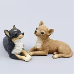 Cute Chihuahua Epoxy Resin Mold Pet Dog Plaster Souvenir Silicone Mould Animal Mold