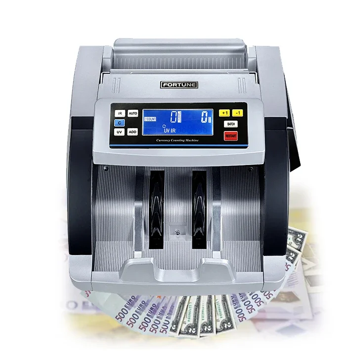 counter money euro UV MG IR any currency detector EURO count and fake detector machine