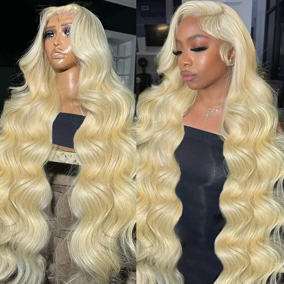 Hairinside 30 38 Inch 613 Honey Blonde Body Wave 13x6 Lace Frontal Wig Brazilian Remy 13x4 Lace Front Human Hair Wigs For Women