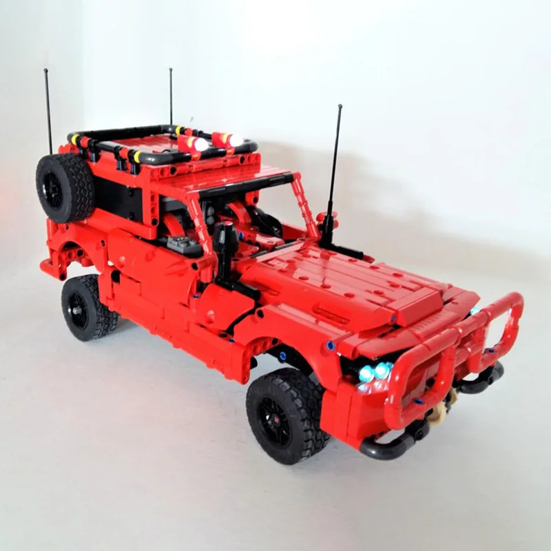 Coche de Ciudad MOC Speed Champion, Versión Estática, Modelo de Coche de Carreras Clásico, Juguete para Niños, Regalo, Ladrillos Technic