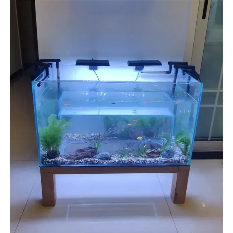 Fish tank drillable viewing glass fish