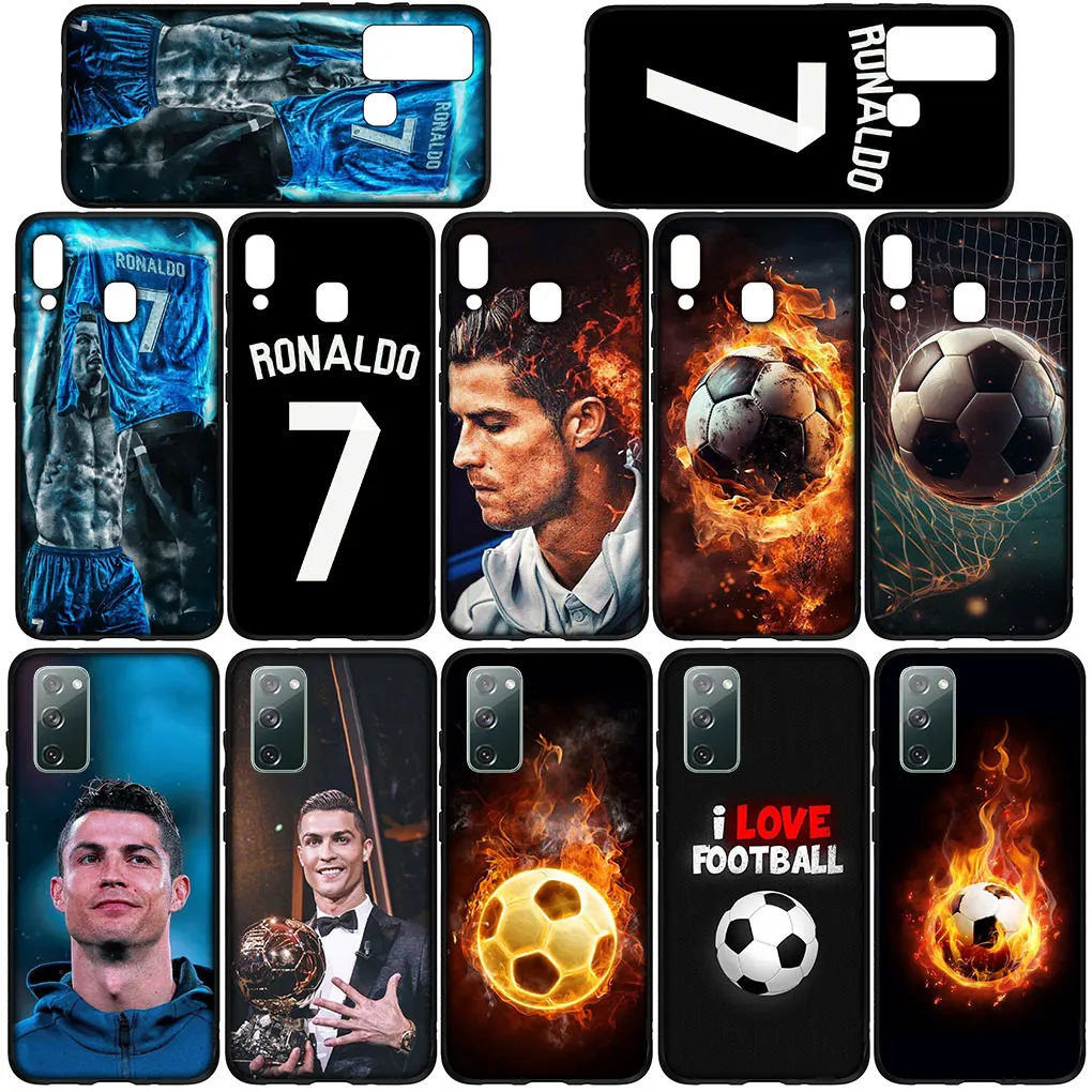 Football No 7 Soccer Number No7 Cover Case for Huawei P30 P20 P10 Y6 Y7 Y9 Prime Mate 10 20 Pro Lite Y9A Y8S P Smart 2019 Casing