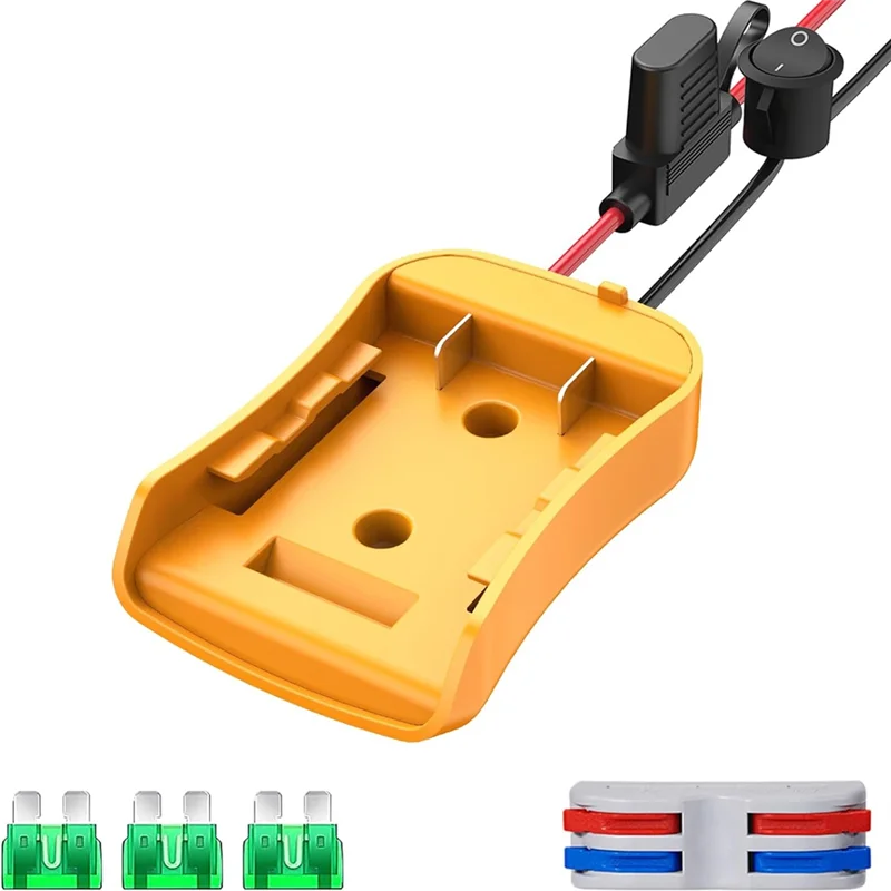 

THIVN-Power Wheel Adapter For Peg-Perego Kids Ride-On Toy For Milwaukee18v Battery
