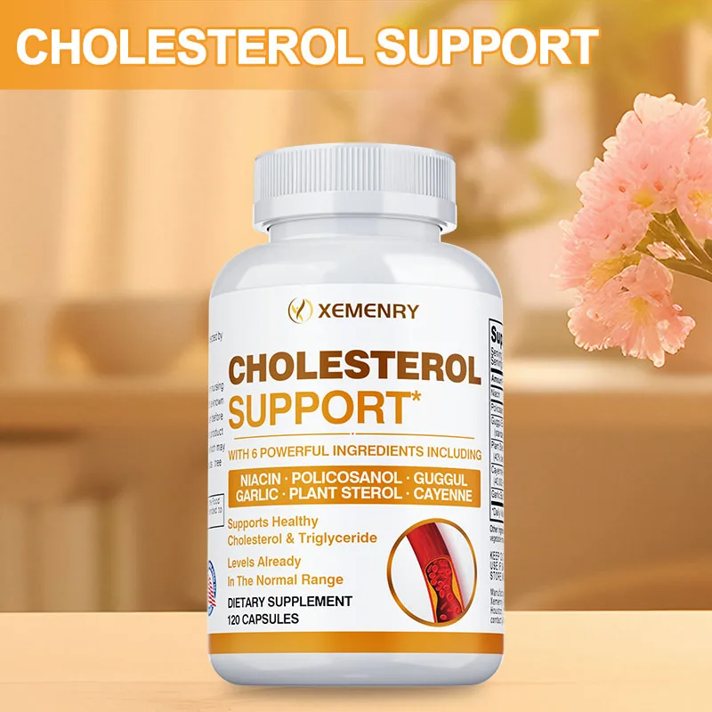 

Cholesterol Supplements - Supports Heart and Cardiovascular Health, Balances Cholesterol Response, Powerful Antioxidant