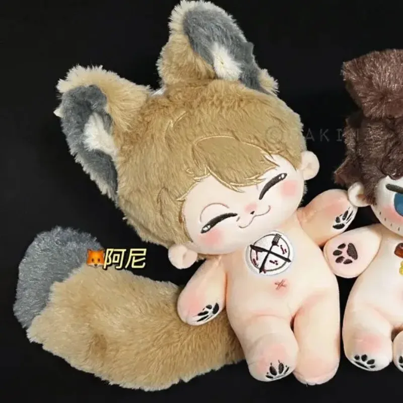 Nessun attributo Anime 20 cm Ruolo Cosplay Cotone Bambola Corpo Orecchie Coda con Scheletro Cartoon Cambia Vestito Morbido Peluche Ventole Giocattolo Regalo