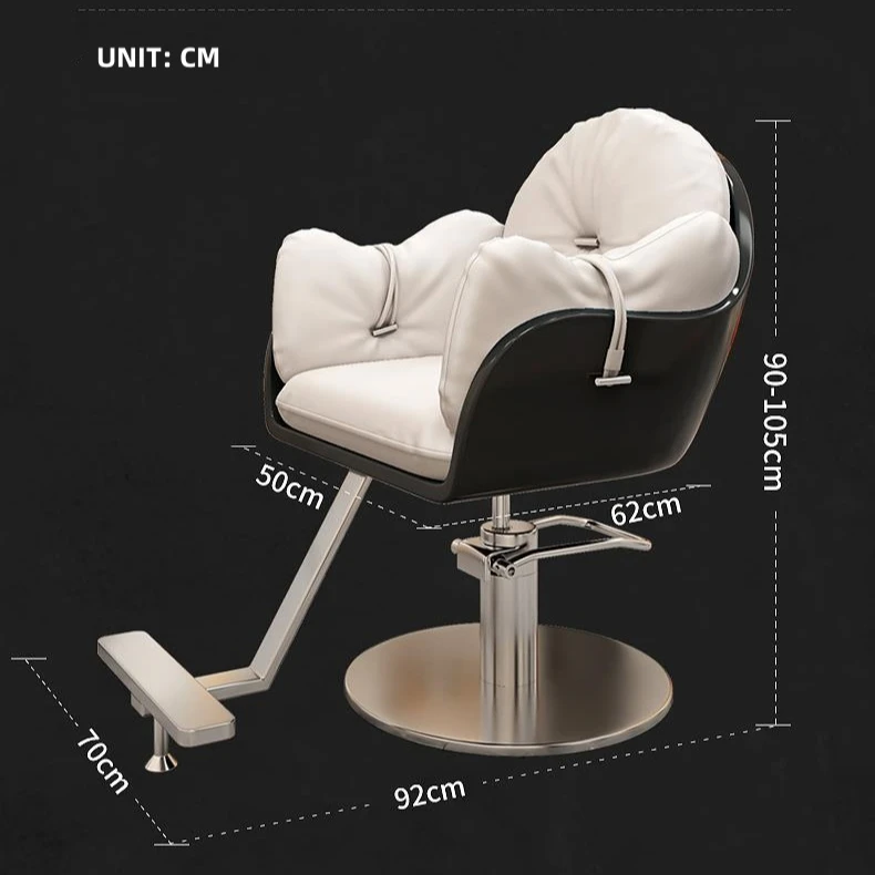 Factory Custom Furniture Barbershop Luxury Stylish Beauty Saloon Hair Cutting Barber Chair For Hairdressing