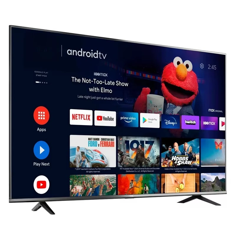 تلفزيون TCL LED جاهز للشحن بمقاسات 43 بوصة 50 بوصة 55 بوصة 65 بوصة 75 بوصة 85 بوصة 98 بوصة تلفزيون LED 4K SMART UHD بسعر جيد 43P735 تلفزيون بدون إطار