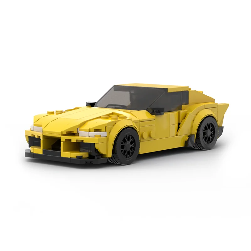 

Moc-03007B Technical Sport Speed Racing GR Supra Yellow Car Building Block Adults Brick Sets Model Toys for Boy Children