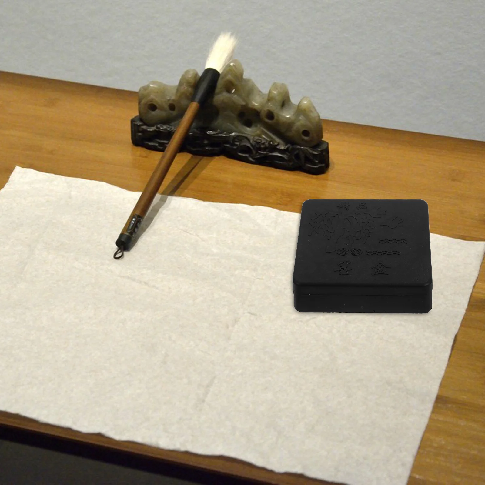 

10 шт., традиционные китайские чернила для каллиграфии, дизайн камня, пластиковый легкий портативный для студентов, практики художников