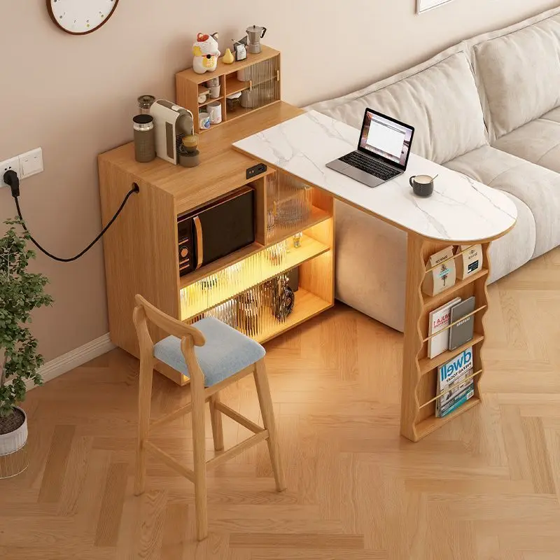 Wall Table Living Room Chairs Long Cocktail Large Dining Bar Party Floor Standing Counter Simple Side Duvara Masa Home Patio