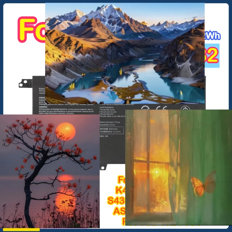 

B31N1732 Аккумулятор для Asus VivoBook S14 S430FA S430FN S430UA S430UF S430UN X430FA X430FN K430FA K430FN K430UF R430FA R430FN 42Wh