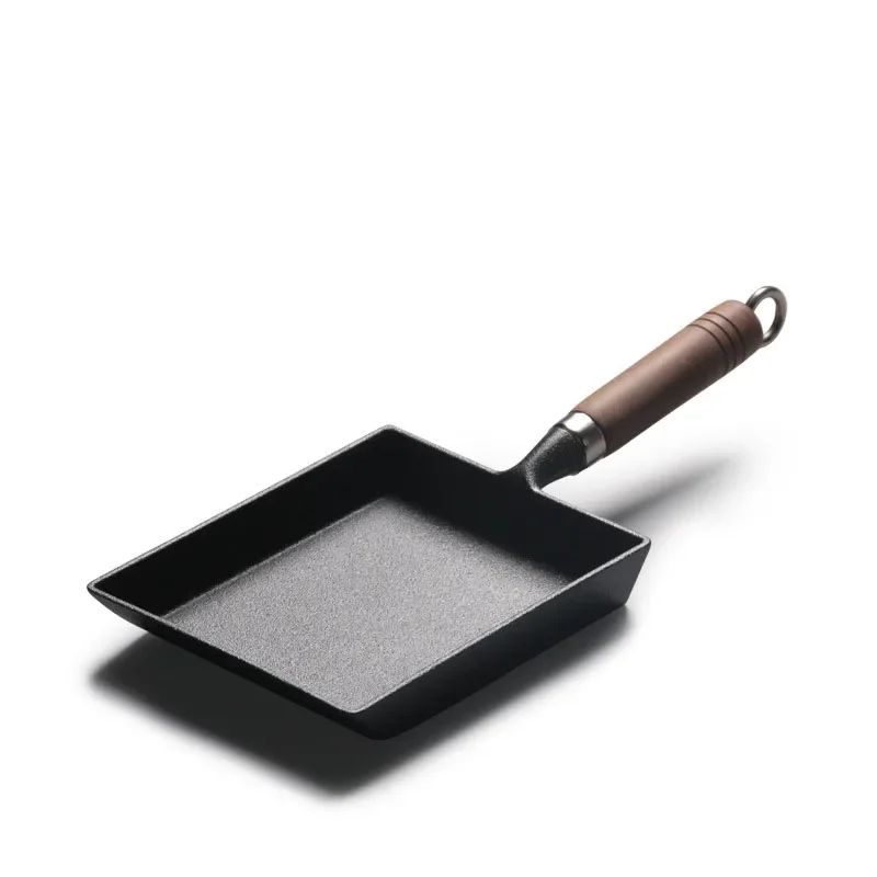 Thickened Japanese Omelette Pan/Egg Pan Non-stick Rectangle Mini Frying Pan Tamagoyaki Cast Iron Pan