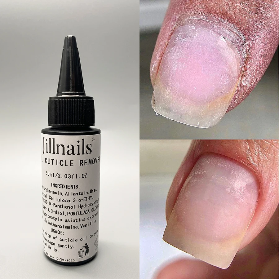 Jillnails-Huile pour ongles, 60ml, N64.C64, gel dissolvant