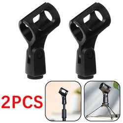 2x Universal Microphone Stand Clip Adjustable Mic Clamp Mount Holder