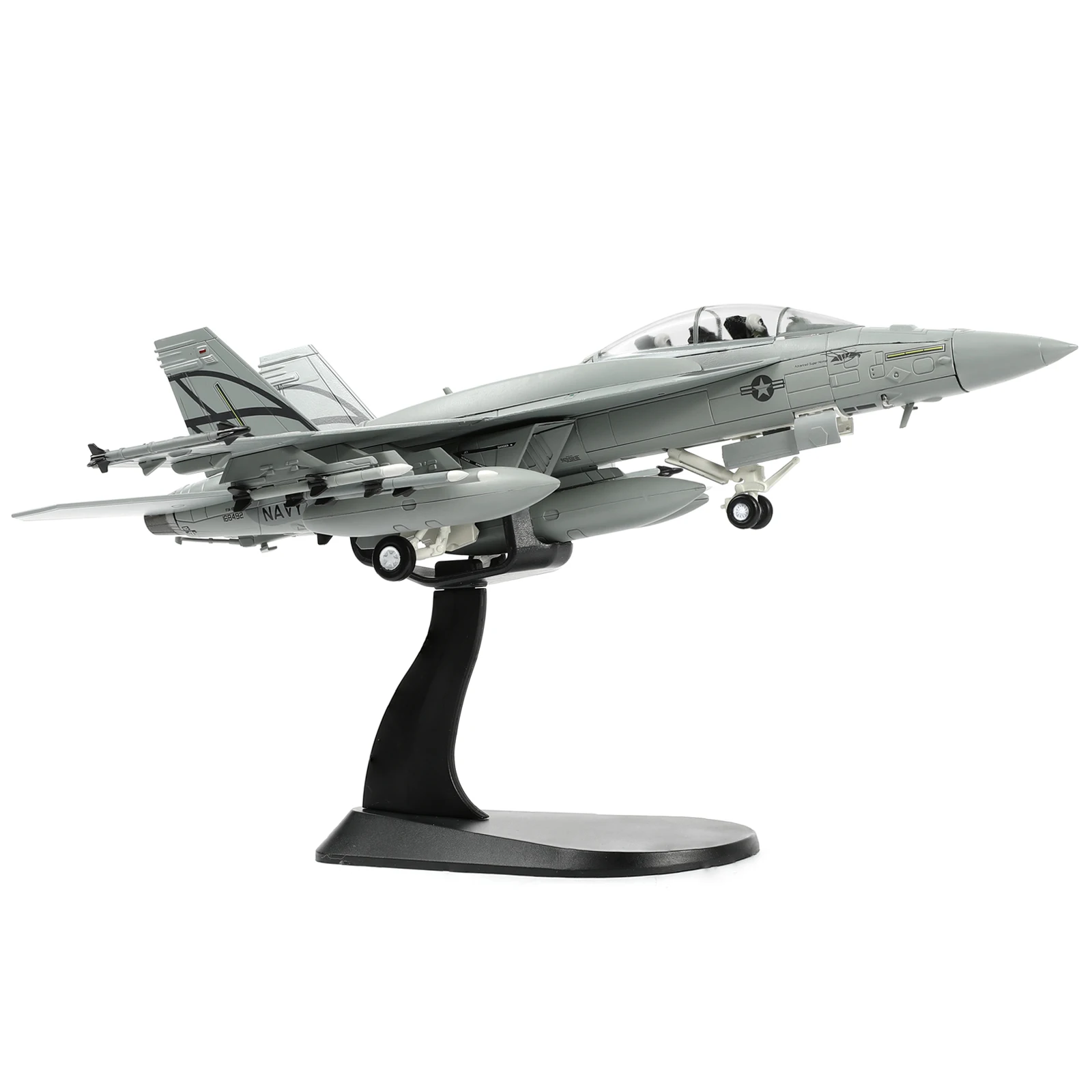 NUOTIE 1/72 F/A-18F Ultimate Hornet Diecast Alloy Aircraft Model F18F Fighter Jet Simulation Model