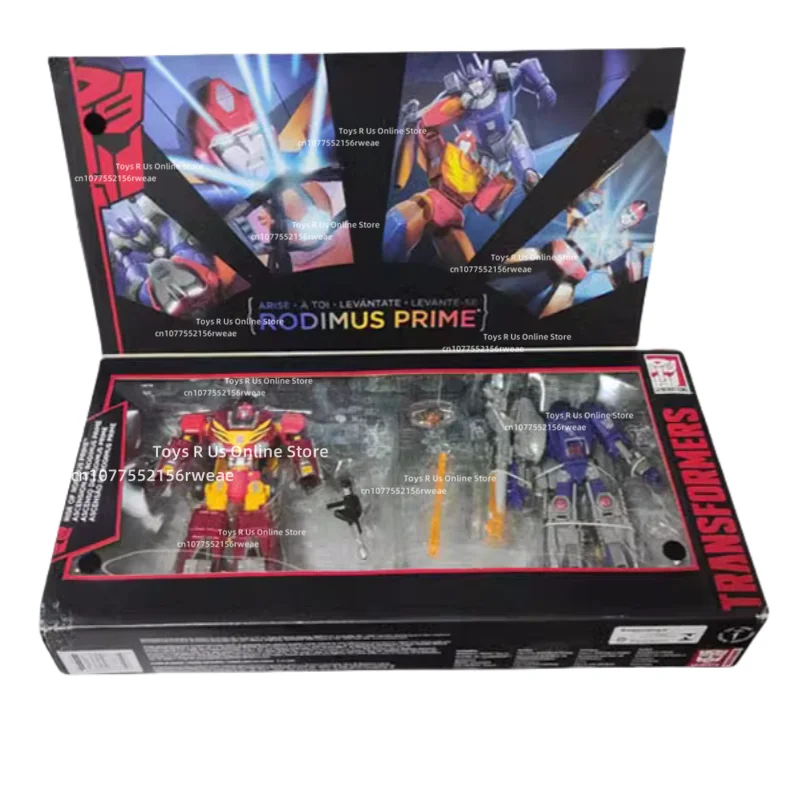 En Stock Takara Tomy Hasbro Transformers Studio Series Robot de juguete Rodimus Galvatron Platinum Set edición de exposición regalo Hobby