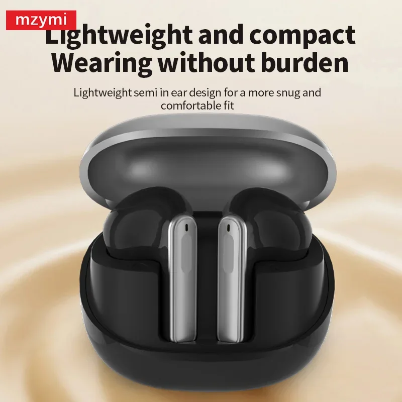 mzymi A33 Bluetooth 5.3 Earphone HiFi Sound Wireless Earbuds Gaming Headset Waterproof Sports Headphones With Mic For XIAOMI view 2