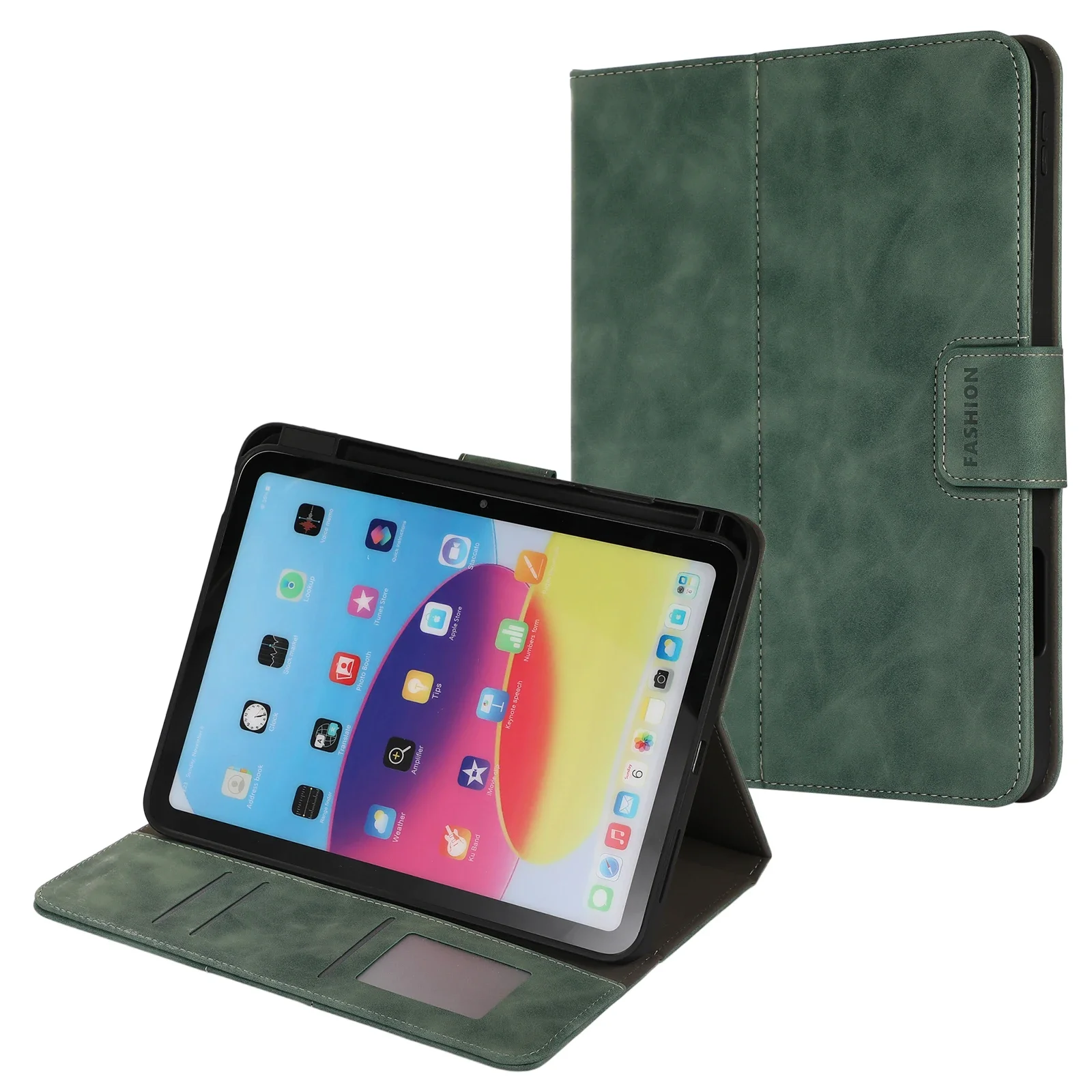 Case for iPad 9.7 6th 5th 10.2 9th 8th 7th Leather Skin Friendly Cover for Air 3 10.5  iPad 10 10th 10.9 inch Built-in Pen Slot