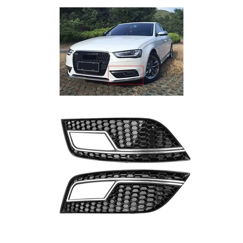 

Fog Light Frame Cover CHROME With ACC For For Audi 2013-2016 A4/S4 B8PA