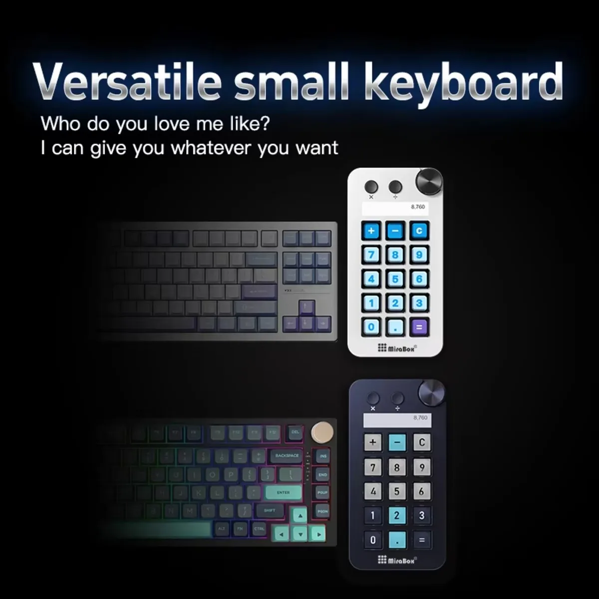 Mirabox N1 Live Content Controller With Knob Button Live Creative Console Mini Keypad Multi Function Desktop Live Stream Control