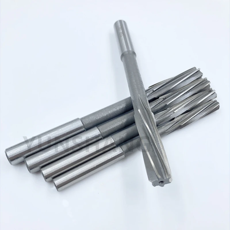 Spiral Machine Reamer HSS H7 D3mm-D20mm Precise Cutting for Metal Steel Aluminum Hole Expansion Drill CNC Tool