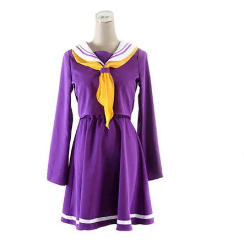 Costumi cosplay unisex Anime Cos Shiro Outfit Halloween Natale Uniforme misura personalizzata