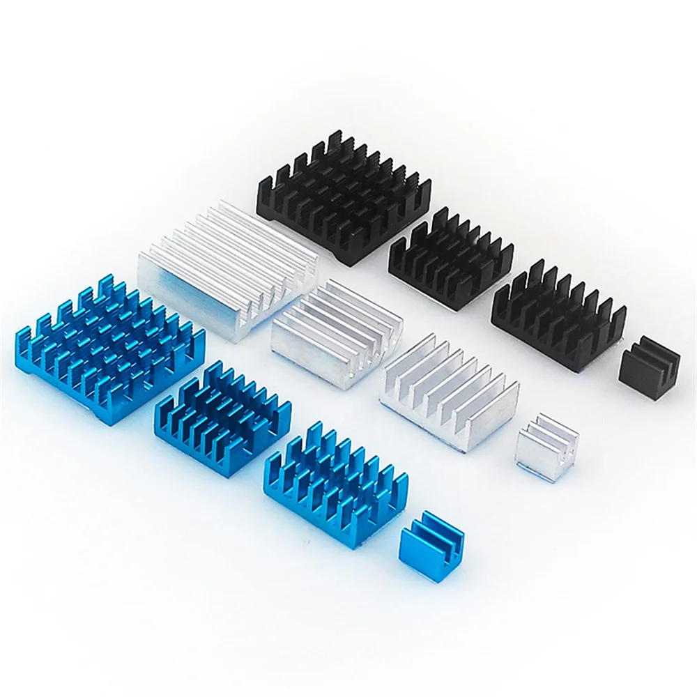 

Aluminum Heat Sink with Thermal Conductive Adhesive for Raspberry pi 5 Development Board Cooling