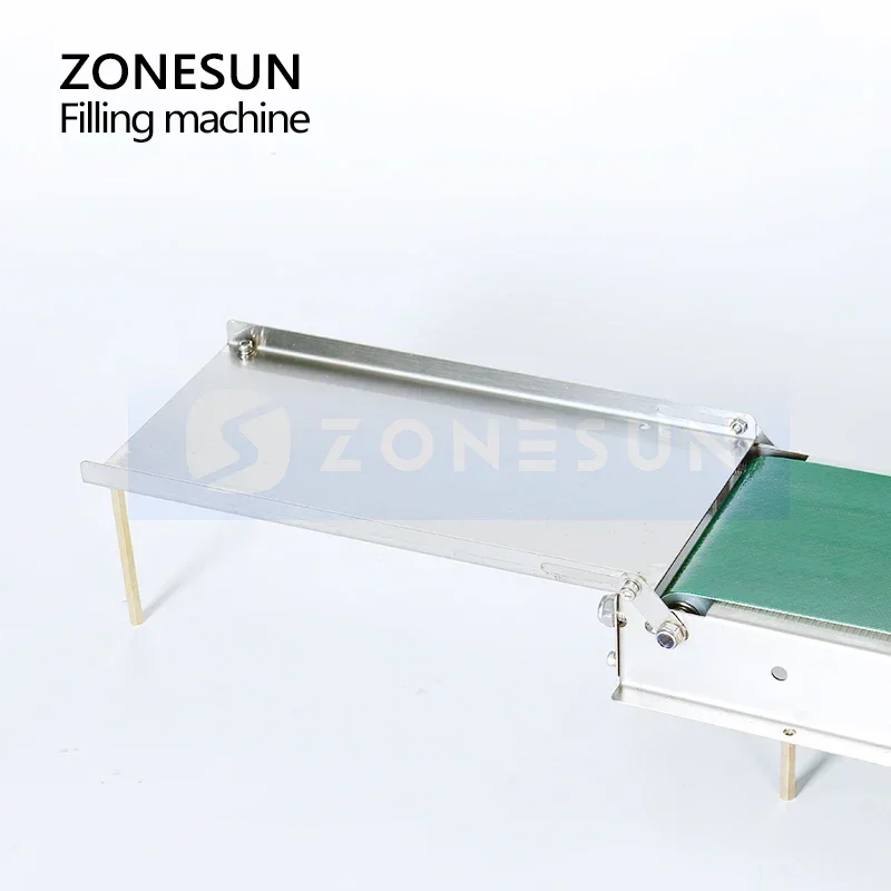 ZONESUN เครื่องบรรจุของเหลวสายพานลําเลียงไฟฟ้าอัตโนมัติหัวเดียวความแม่นยําสูงทนความร้อน ZS-DPYT1500