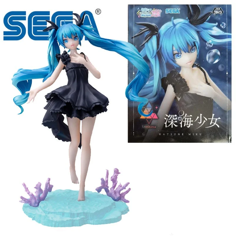 

SEGA Original Luminasta Hatsune Miku Project Diva Mega39's Anime Action Figure Toys For Boys Girls Kids Children Birthday Gifts