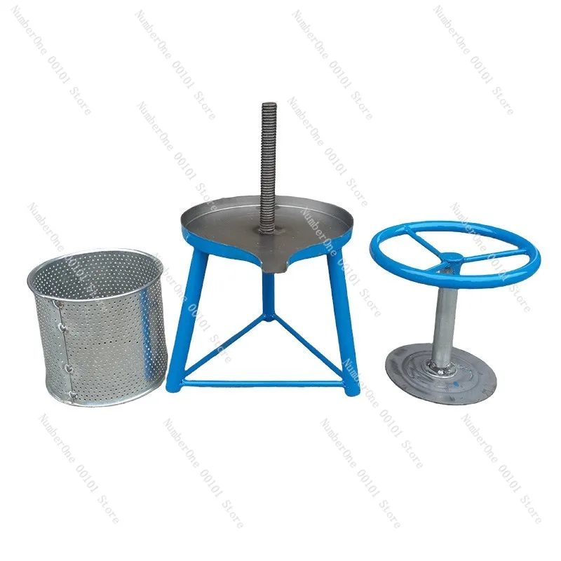 Vintage Style Manual Oil Press Machine Small Home Lard Cracklings Squeezer Pork Fat Cake Maker Hand Operated Vegetable Water